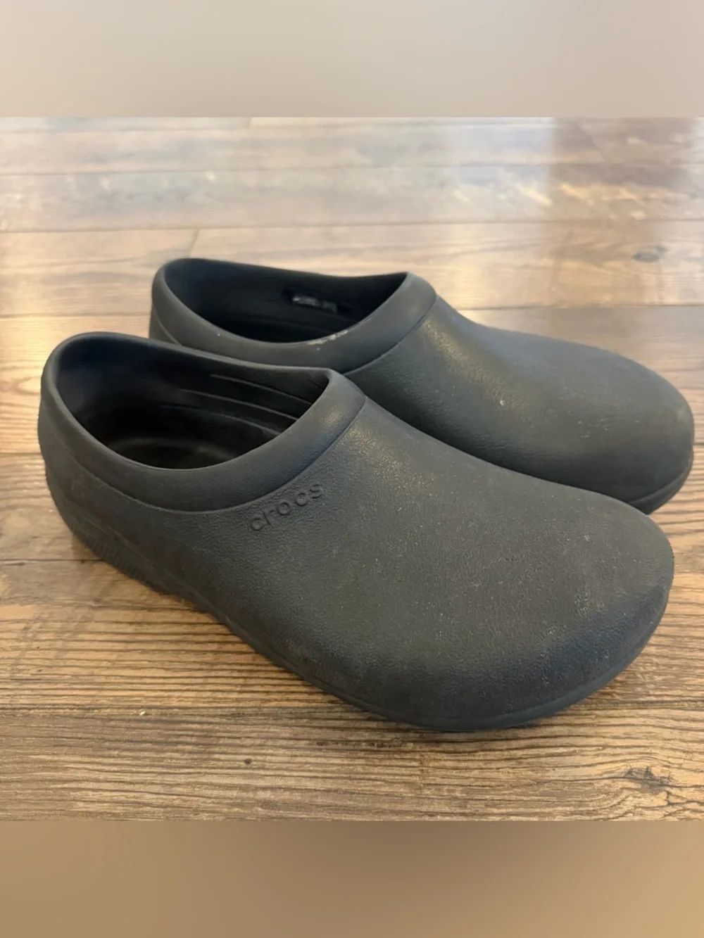 CROCS‎ Men's Black Slip-On Work Loafers Size 9